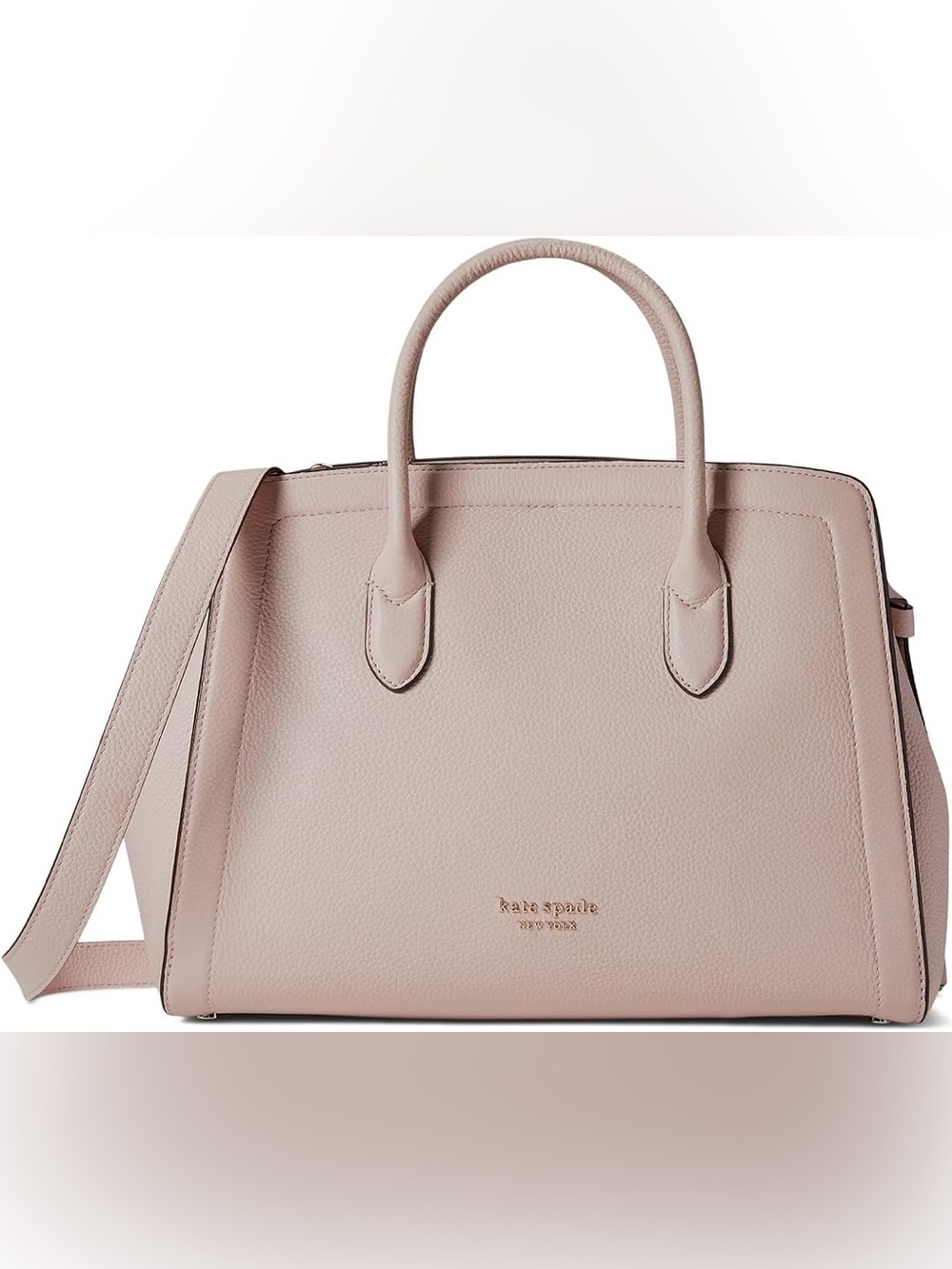 kate spade New York Pale Pink Leather Satchel